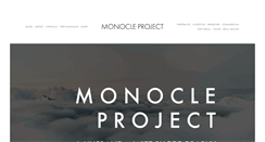 Desktop Screenshot of monocleproject.com