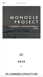 Mobile Screenshot of monocleproject.com